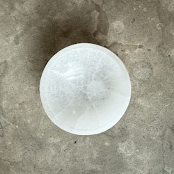 Selenit, skål 6 cm