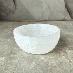 Selenit, skål 6 cm