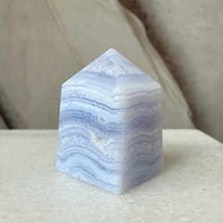 Blå Bandagat/Blue Lace Agate, torn (G)