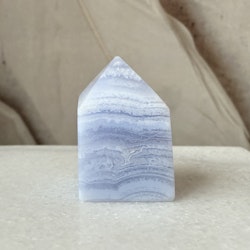 Blå Bandagat/Blue Lace Agate, torn (E)
