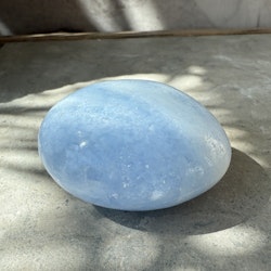 Blå kalcit, palmstone (G)