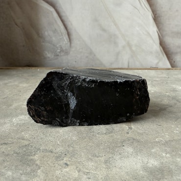 Svart Obsidian, rå (D)