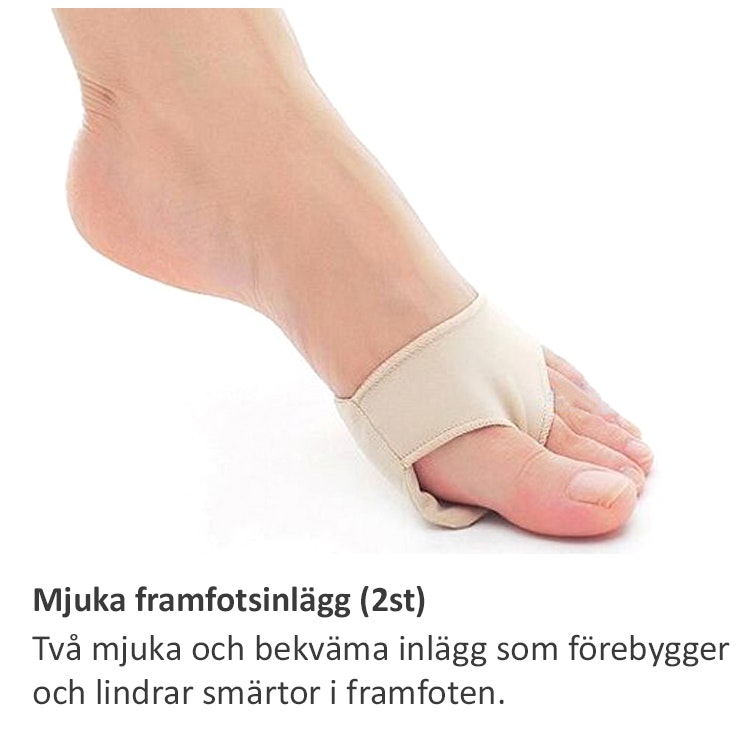 Blødt forfodsindlæg