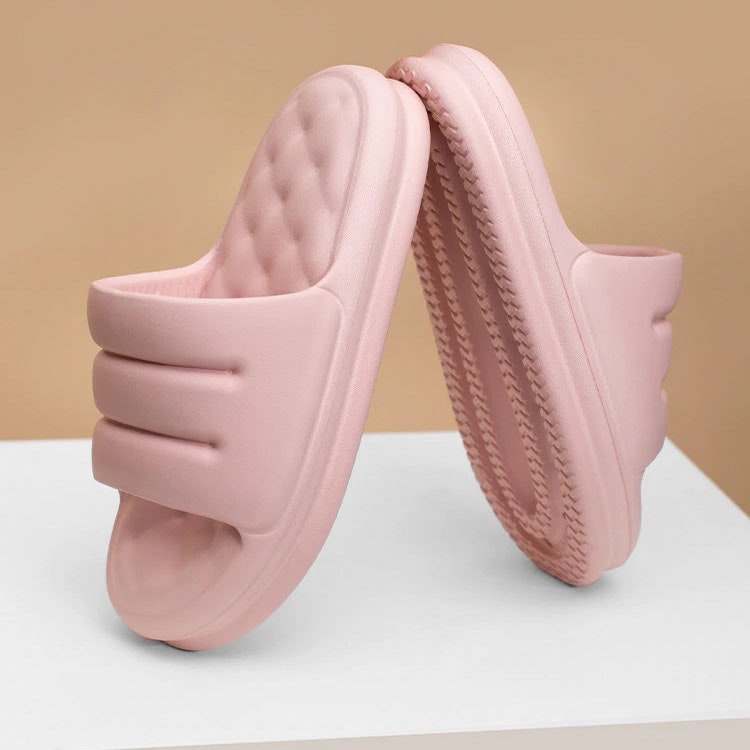 Stødabsorberende sandaler (rosa) - Bløde & skønne - Reducér fodsmerter -  Fodplejebutikken