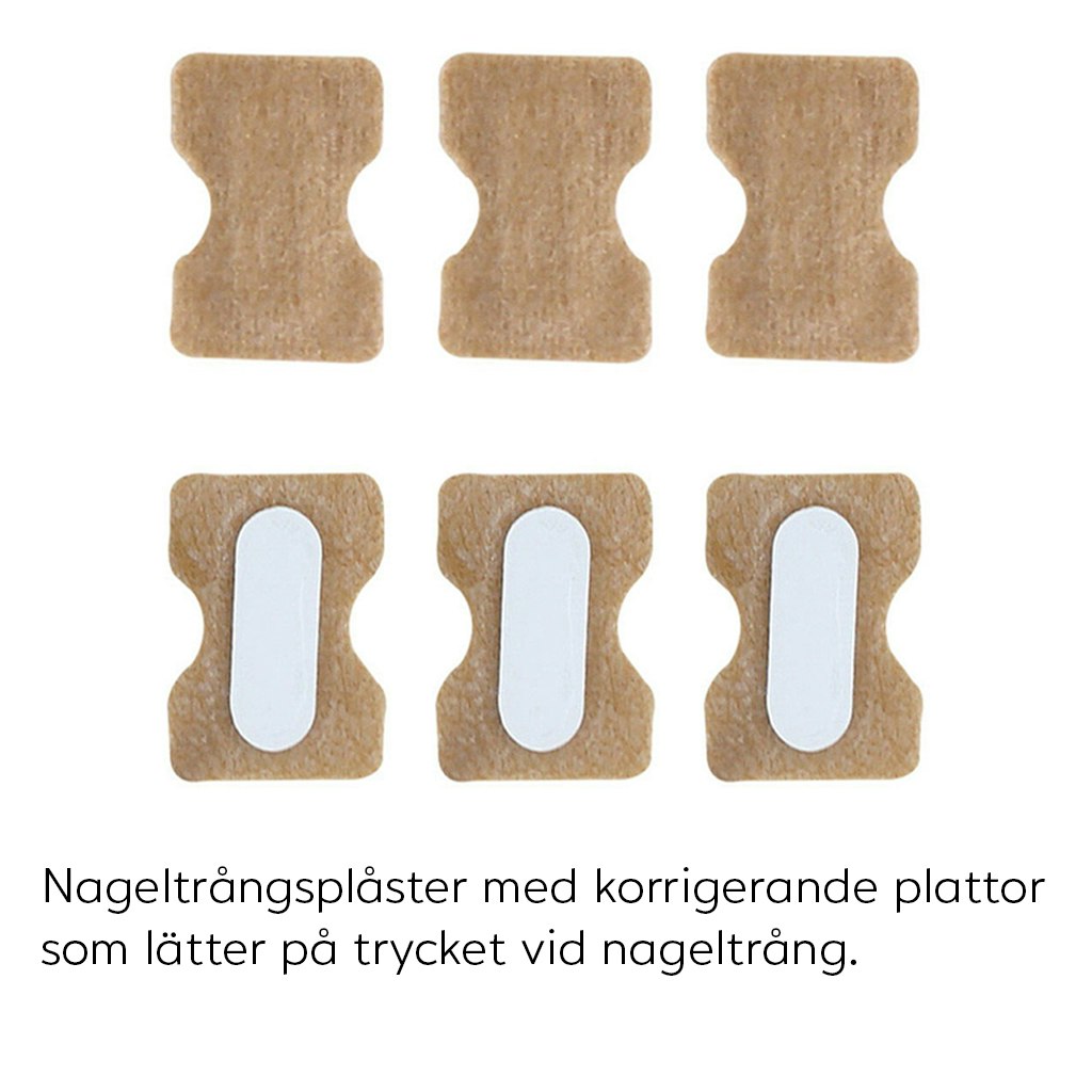 Plaster mod nedgroede negle (10-pak)