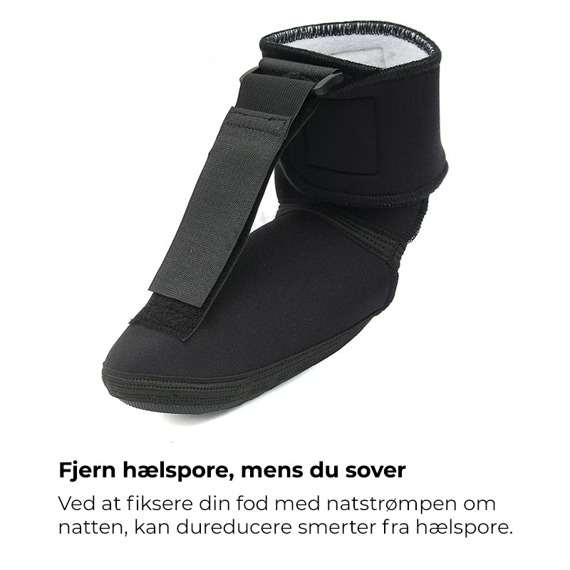 Natstrømpe hælspore