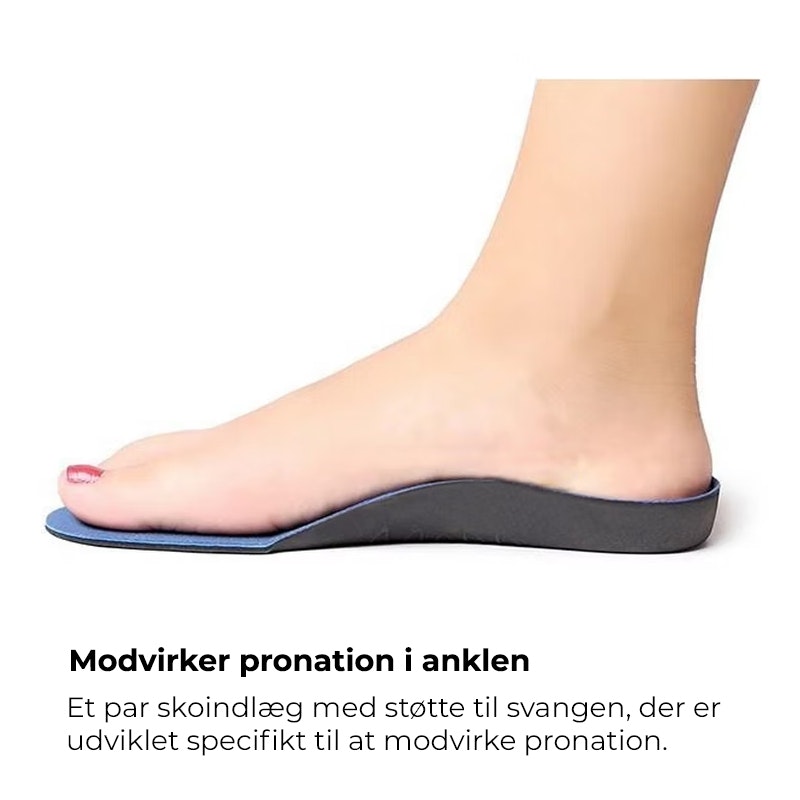 Skoindlæg pronation