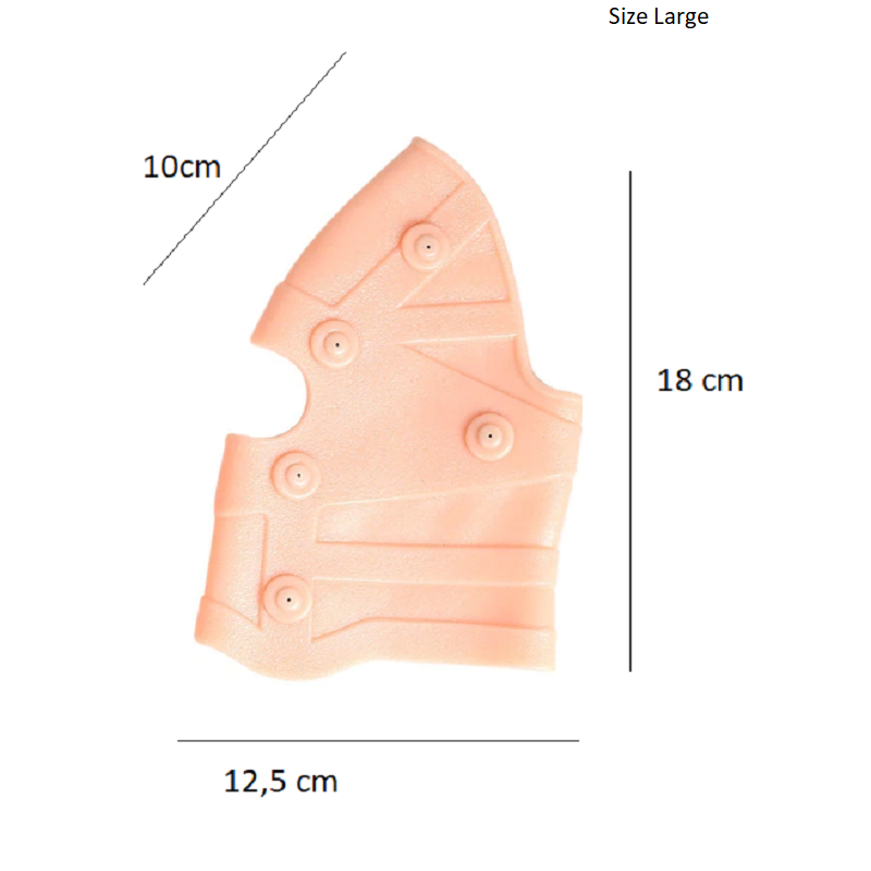 Knæbind med magneter (2-pak)