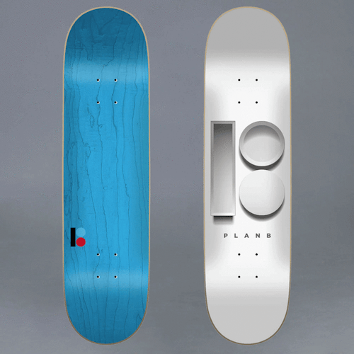 Plan B 3D Skateboard Deck 8"