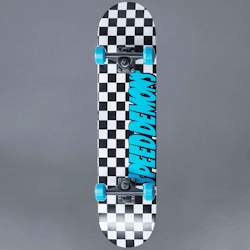 Speed Demons Checkers Blue Komplett Skateboard 7.75"