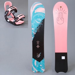 Bataleon snowboard paket Love Powder 153 + WMNS combo bindning