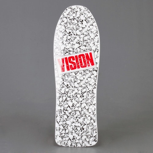 Vision white 10" Old school skateboard
