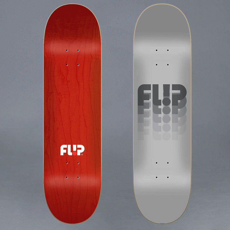 Flip Odyssey Grey Skateboard Deck 8.25"