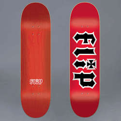 Flip Team Red Skateboard Deck 8.13"