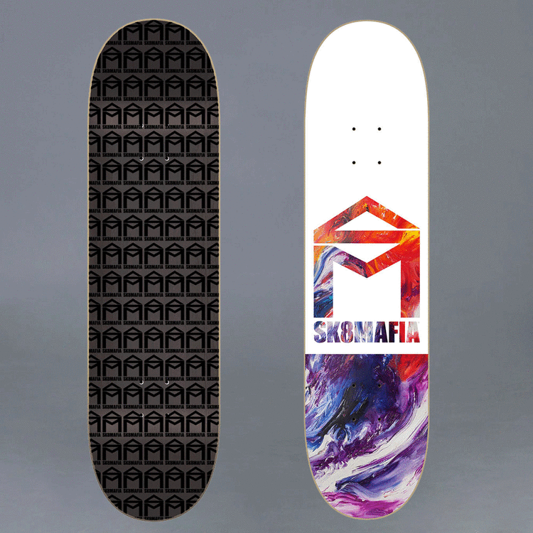 Sk8Mafia Oil House Skateboard Deck 8"