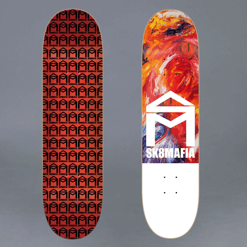 Sk8Mafia Oil House Skateboard Deck 8.25"