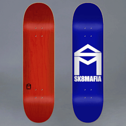 Sk8Mafia House Logo Blue Skateboard Deck 8.1"