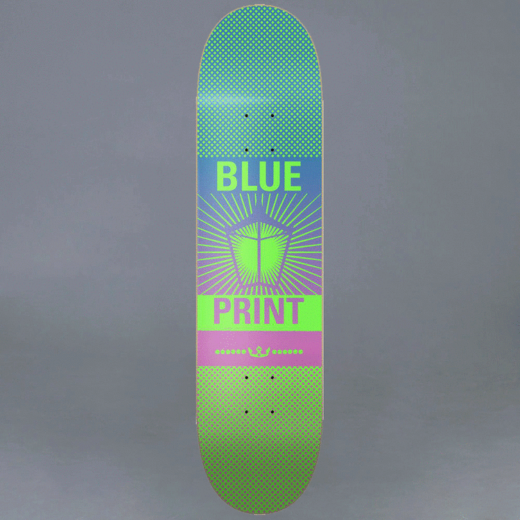 BluePrint Pachinko Green Skateboard Deck 8.125"