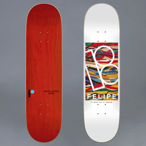 Plan B Felipe Koogie Skateboard Deck 8"