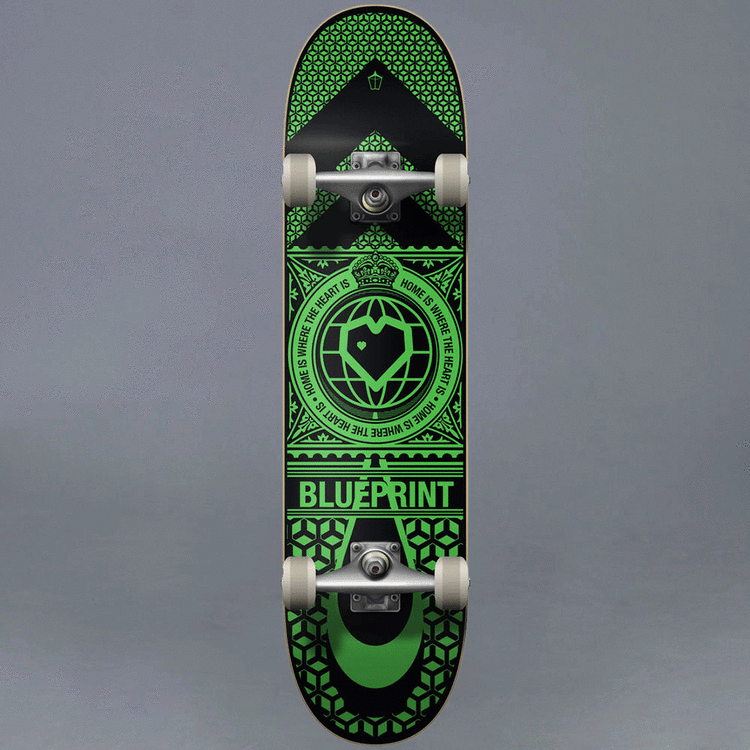 Blueprint Home Heart Green 8.0 Komplett Skateboard