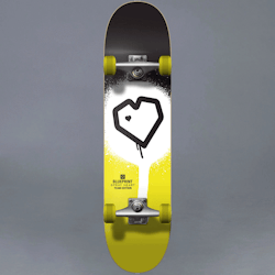 BluePrint Black/Yellow Komplett Skateboard 7.25"
