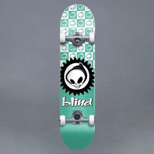 Blind Checkered Reaper FP Tea Komplett Skateboard 7.375"