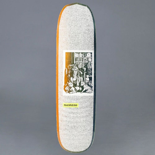 Madness Desiree Orange / Green Skateboard Deck 8.375"