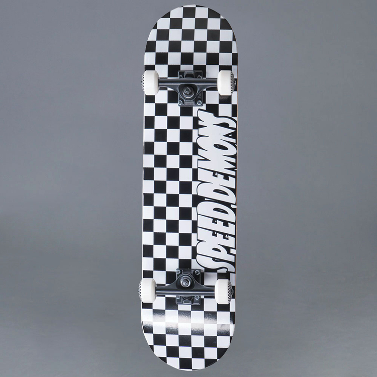 Speed Demons Checkers Komplett Skateboard 8"