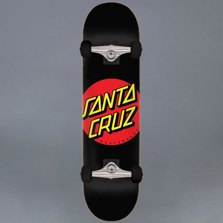 Santa Cruz Classic Dot BLK Komplett Skateboard 8"
