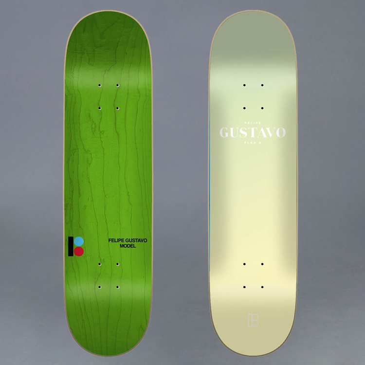 Plan B Faded Gustavo Skateboard Deck 7.75"