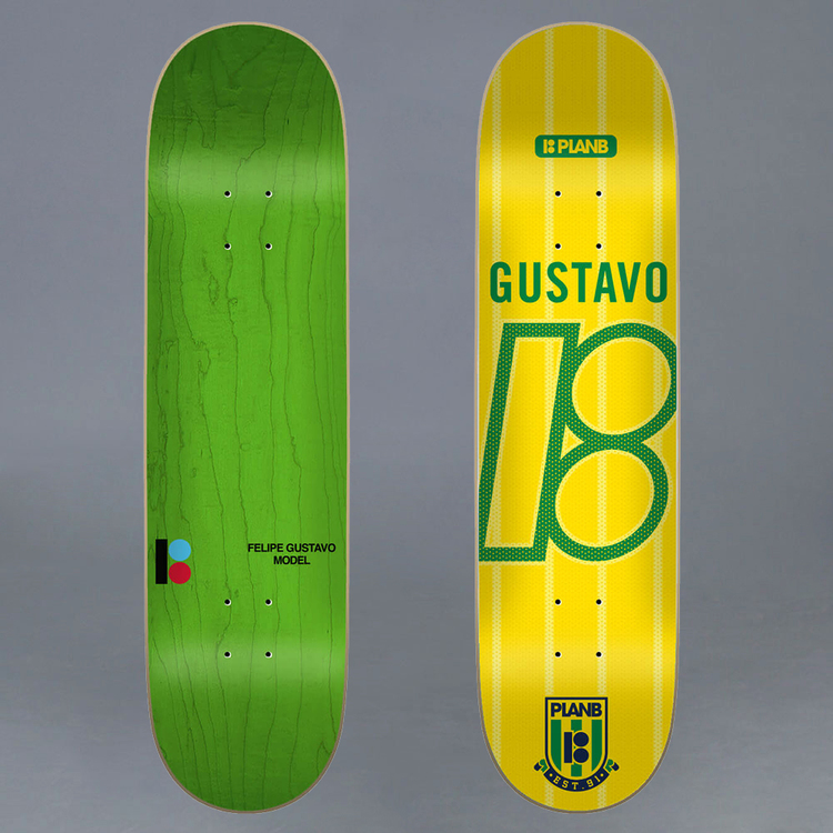 Plan B College Felipe Skateboard Deck 7.75"