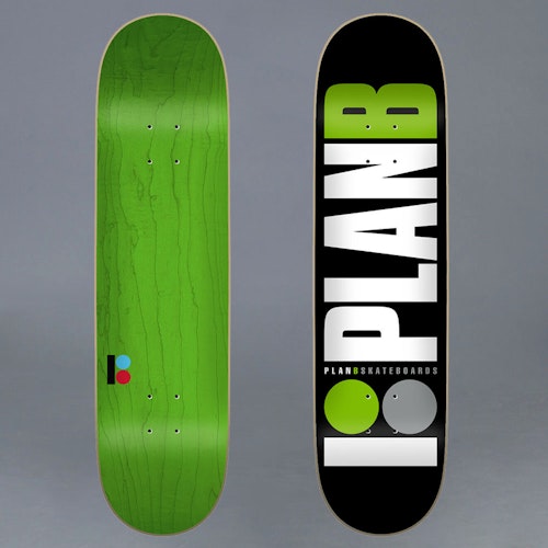 Plan B Team Green Skateboard Deck 8"