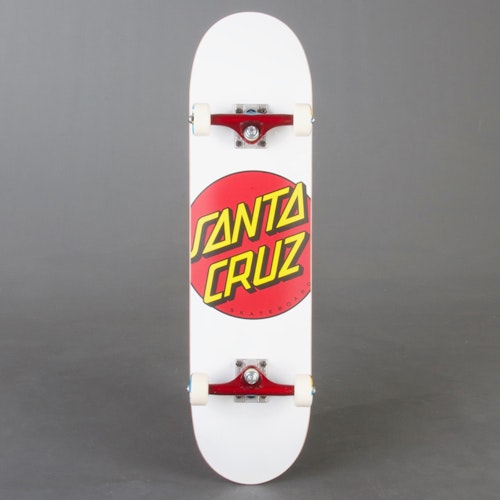 Santa Cruz Custom Wht Komplett Skateboard 8"