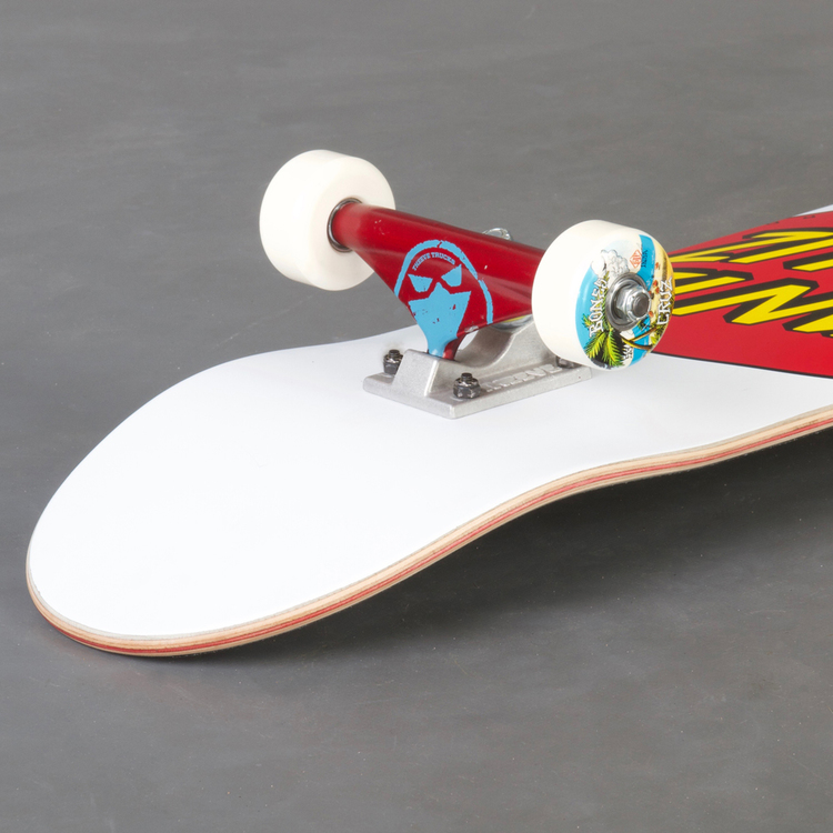 Santa Cruz Custom Wht Komplett Skateboard 8"