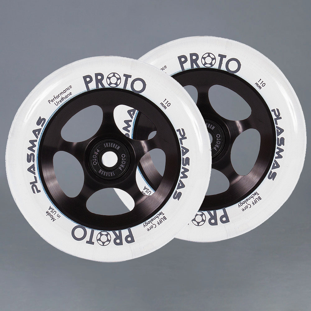 Proto Plasma Clear 110mm 2-pack Kickbike Hjul