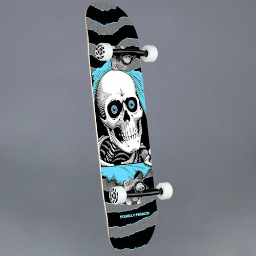 Powell Peralta Ripper 7.75" Silver Blue Komplett Skateboard