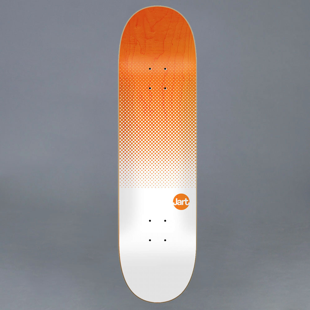 Jart Halftone Orange 8.5 Skateboard Deck