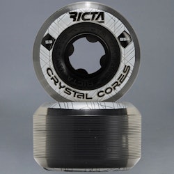 Ricta Crystal Core Black/Clear 53mm 95A Skateboard Hjul