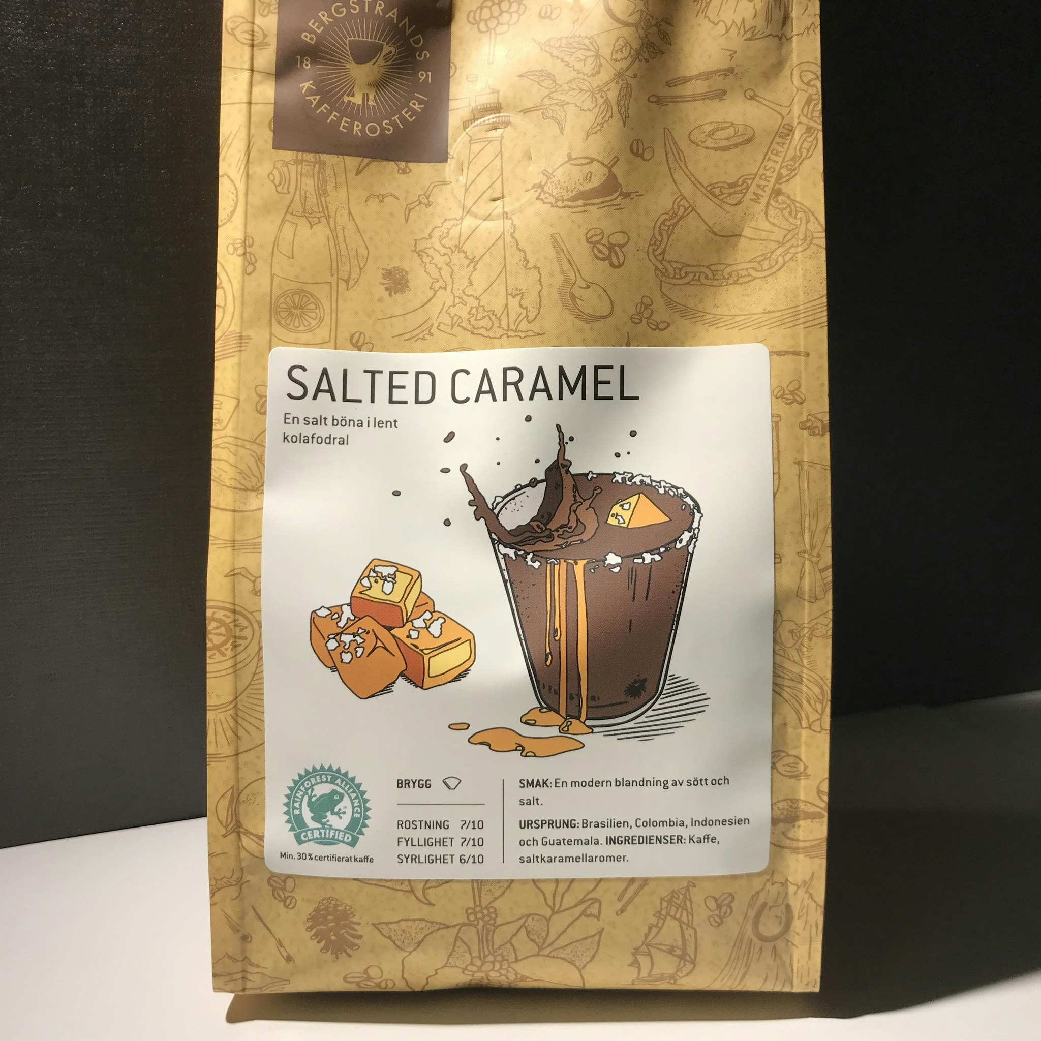 Kaffe Salted Caramel Bryggmalet 250 g