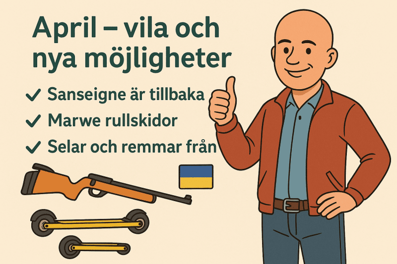 April – tid för vila och nya möjligheter