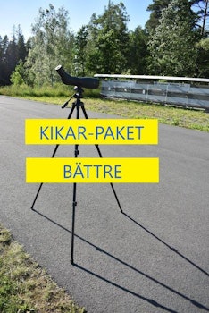 Tubkikarepaket "Hawke Nature Trek 20-60x80 & MANFROTTO Stativ MT055BDWCF 3-Sektioner Kolfiber med MVH500AH videohuvud "