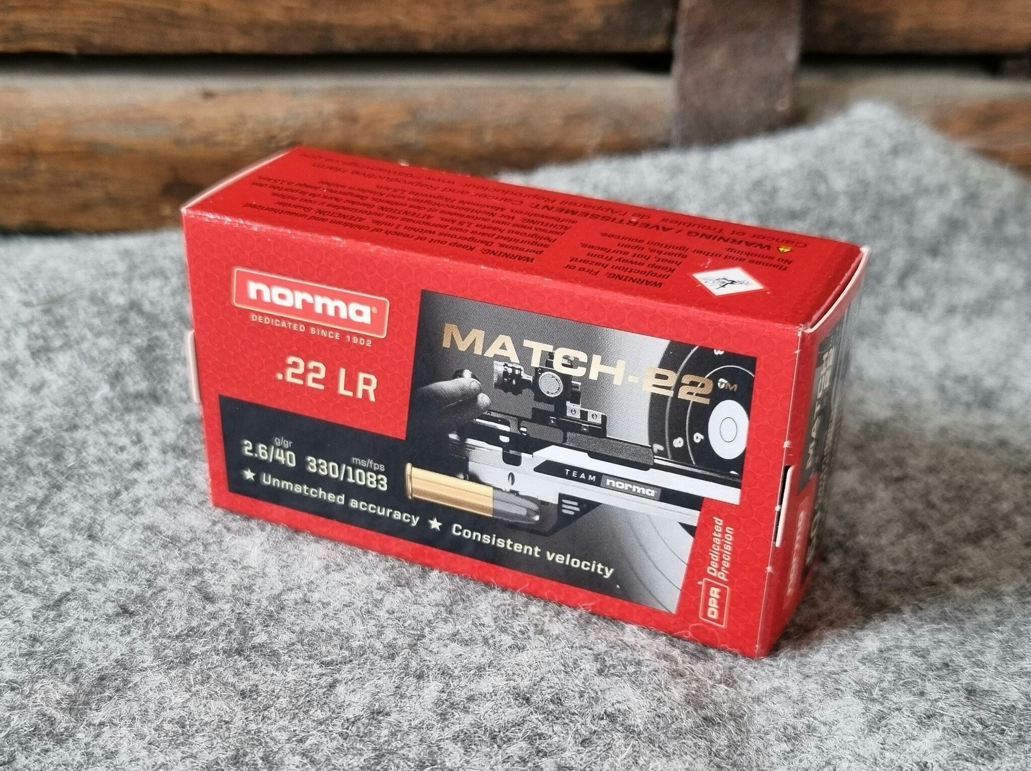 Norma Match-22 .22lr 50st