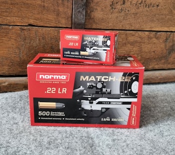 Norma Match-22 .22lr låda 5000 st