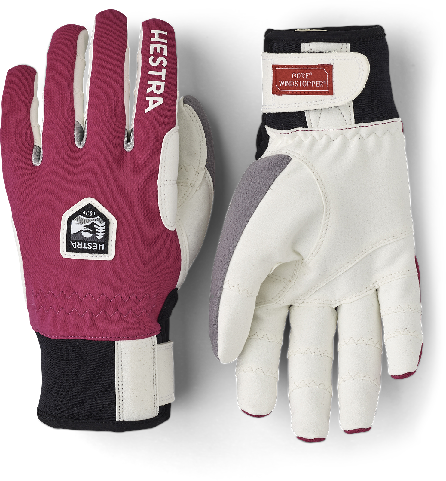 HESTRA Ergo Grip Windstopper Race - 5 finger Fuchia