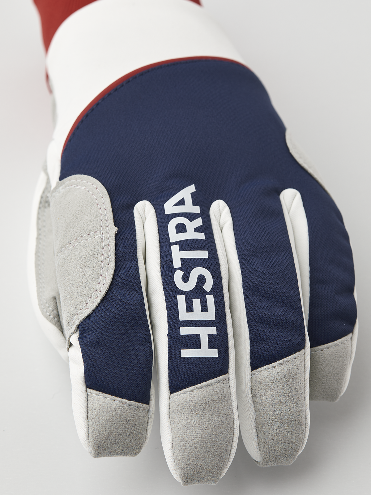 HESTRA Comfort Tracker - 5 finger Marin & ivory