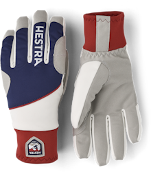 HESTRA Comfort Tracker - 5 finger Marin & ivory