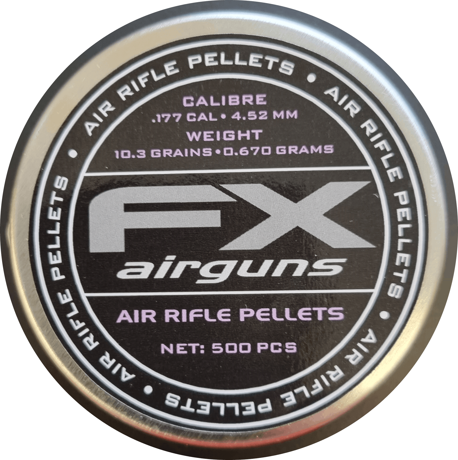 FX Kula 4,5 (.177) - 0.670 grams. 500 st/ask.