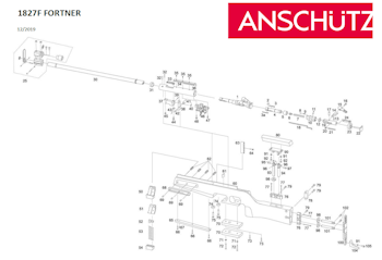 Anschutz Socket head screw M5 x 18 - 8.8 004750