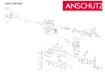 Orginal Anschutz magasin hatt