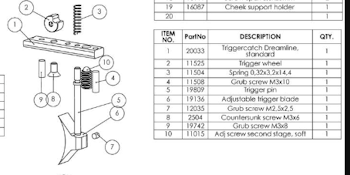 FX Biathlon MKII Screw M3x6 2504